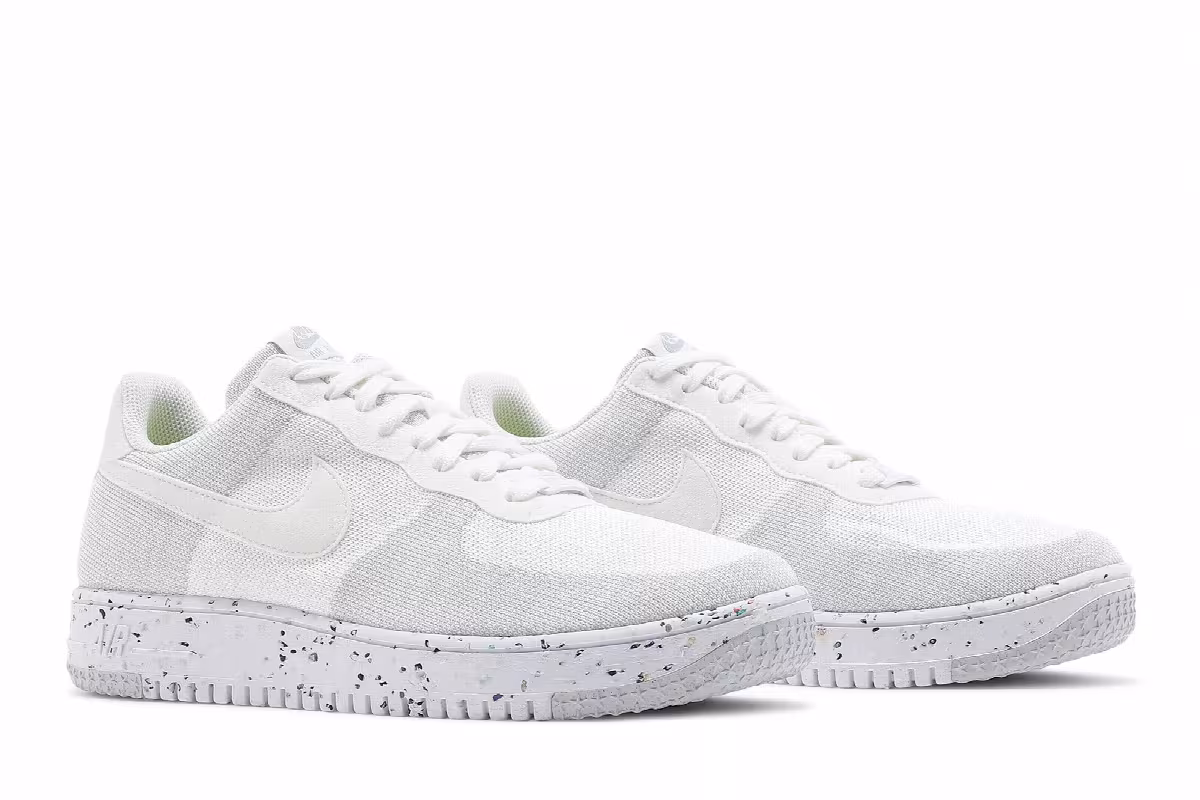 Nike Air Force 1 Crater Flyknit White Wolf Grey, view 9