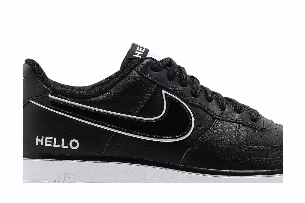 Urbanstar x Nike Air Force 1 HELLO Pack - Black, view 3