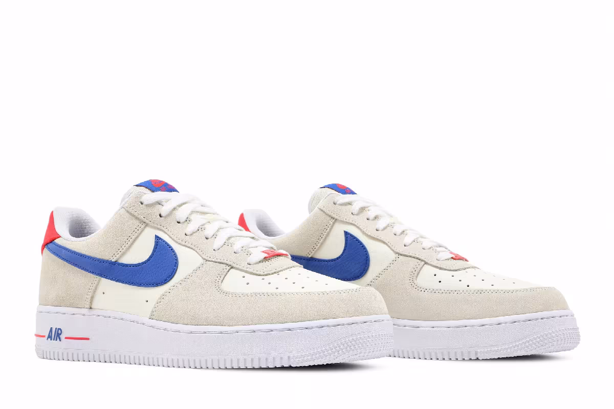 Nike Air Force 1 Coconut Milk Hyper Royal, view 9