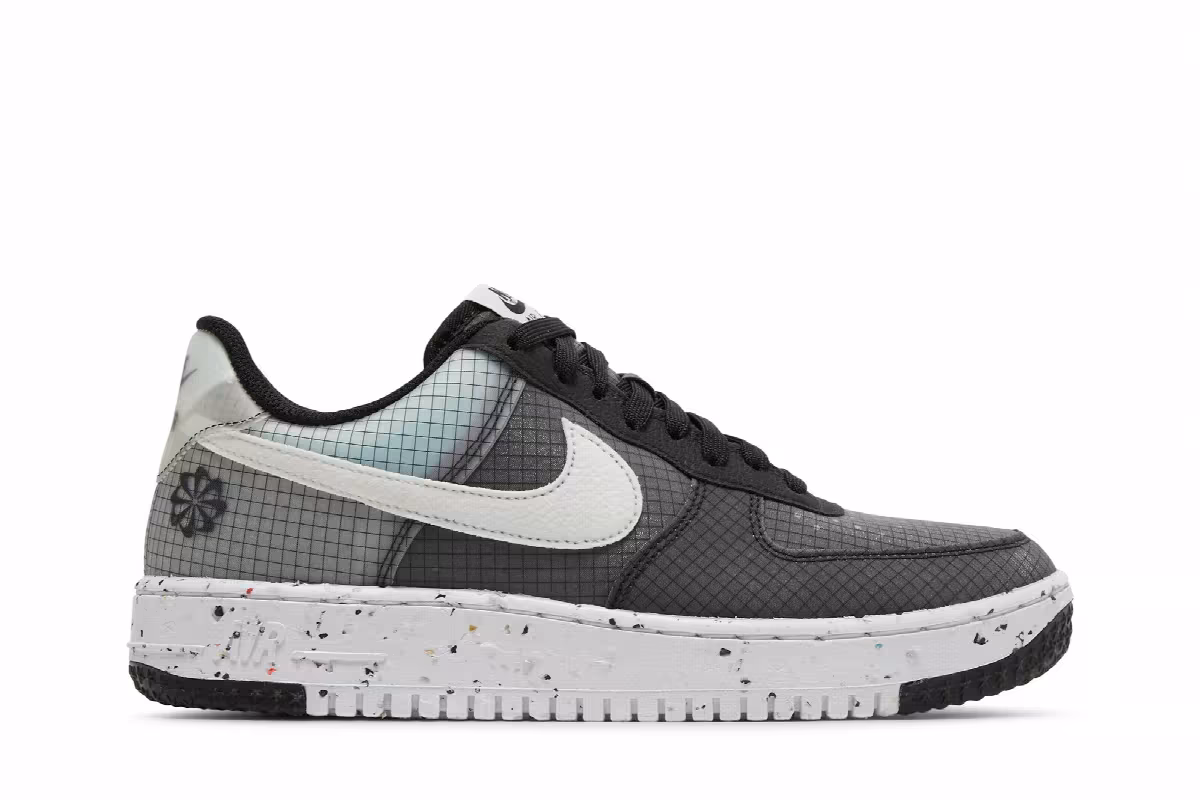 Nike Air Force 1 Crater Move To Zero - Black White, view 2
