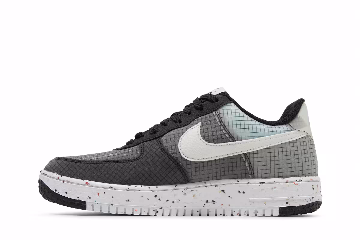 Nike Air Force 1 Crater Move To Zero - Black White, view 4
