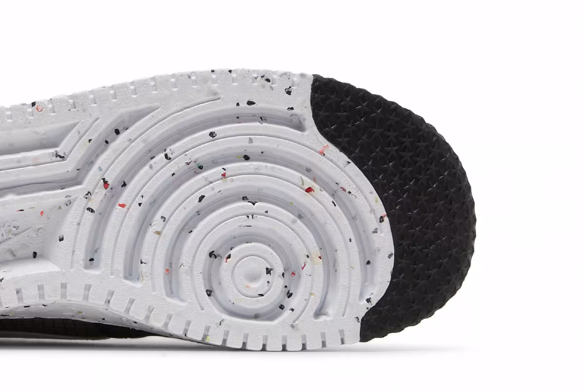 Nike Air Force 1 Crater Move To Zero - Black White, view 6