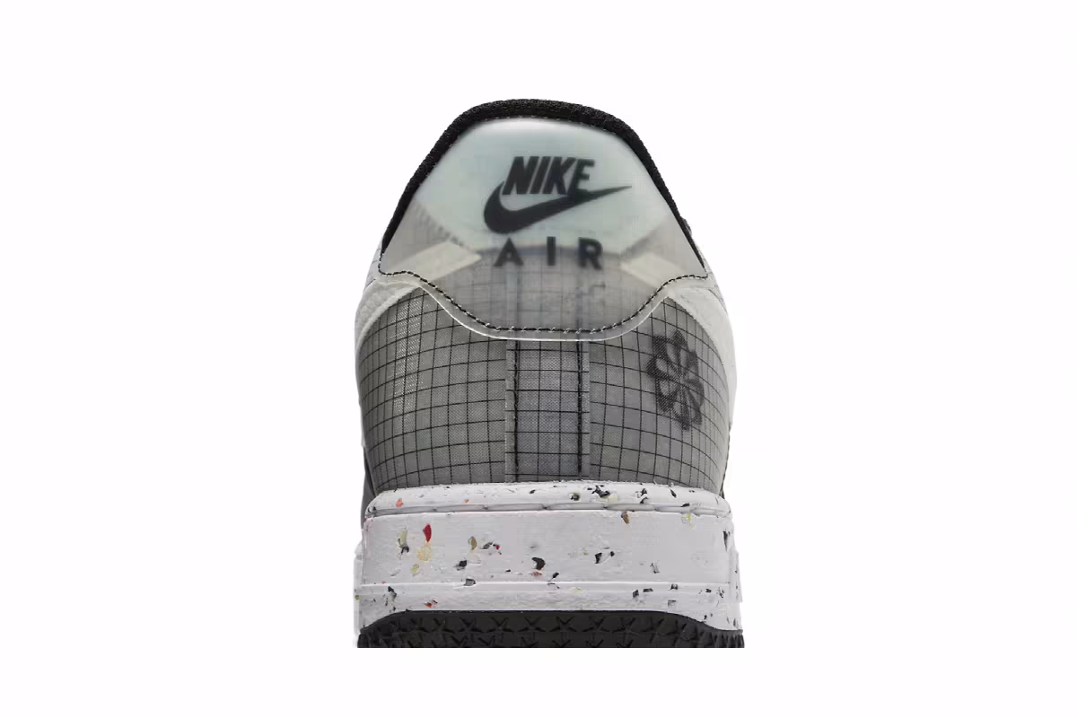 Nike Air Force 1 Crater Move To Zero - Black White, view 8