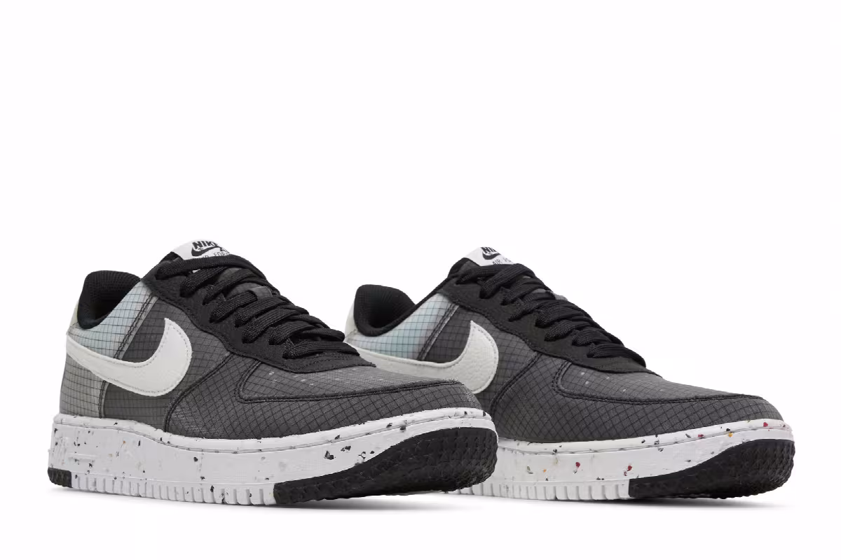 Nike Air Force 1 Crater Move To Zero - Black White, view 9