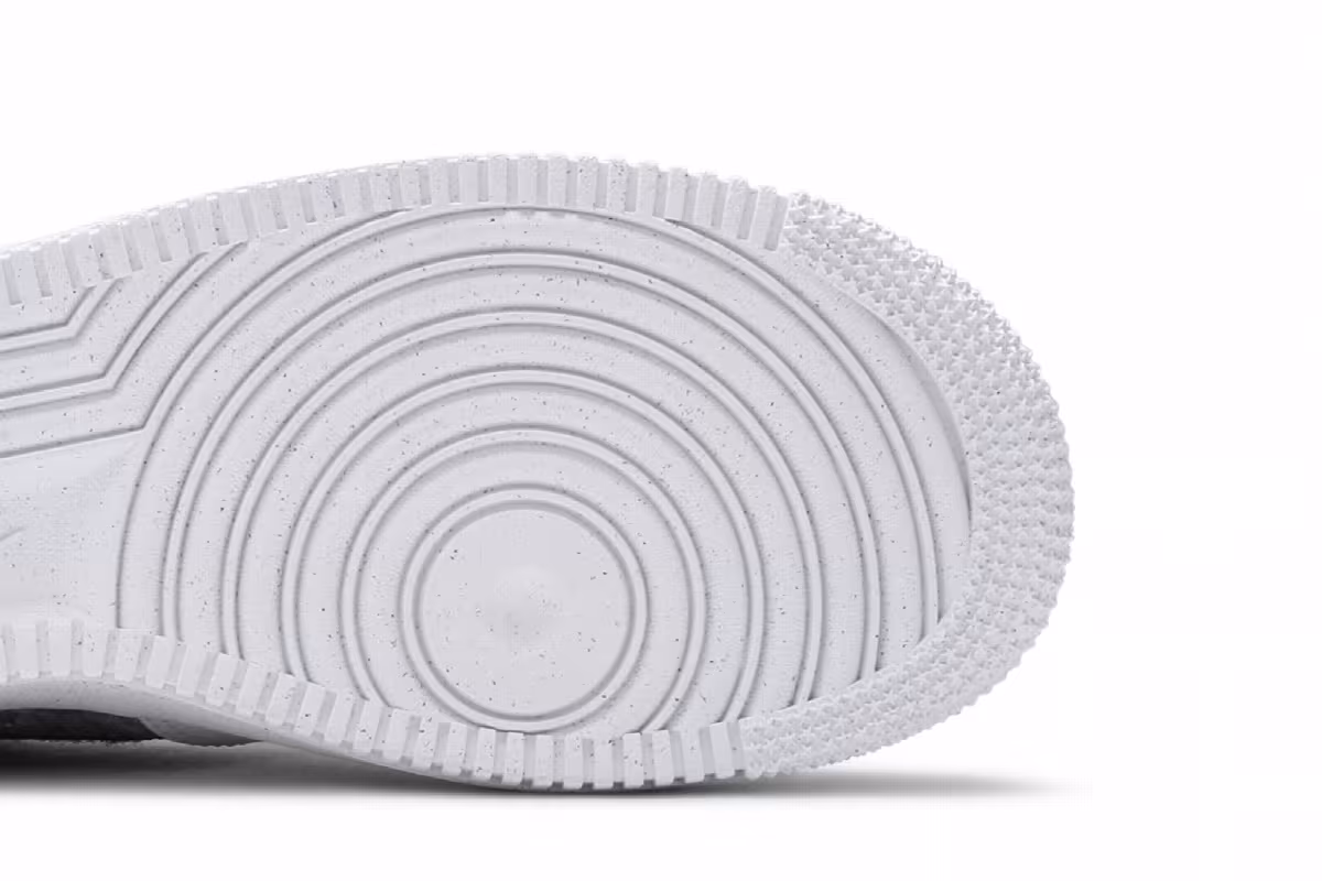 Nike Air Force 1 Recycled Wool Pack - White Light Smoke Grey, view 6