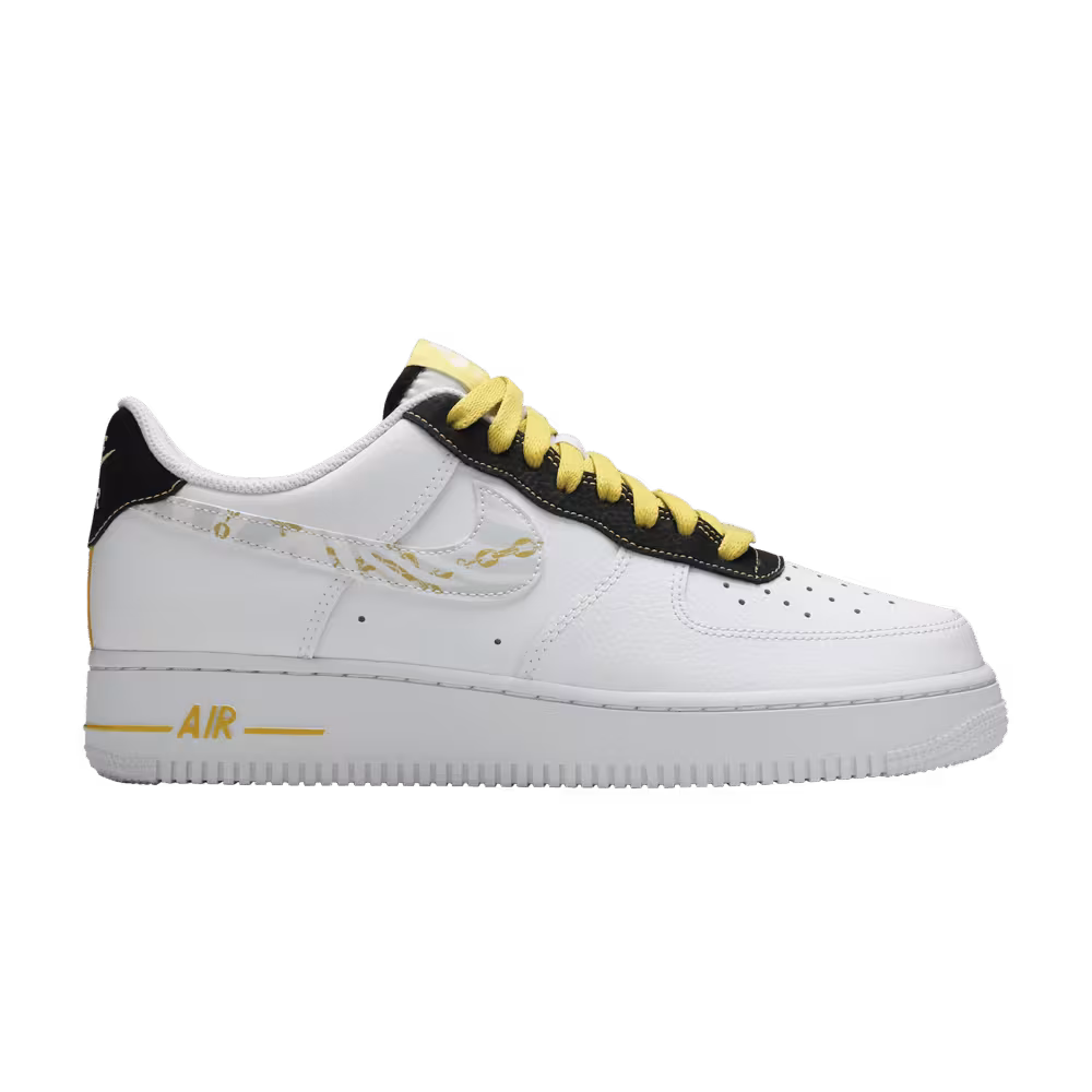 Nike Air Force 1 Gold Links Zebra Print