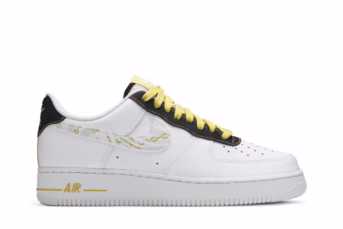Nike Air Force 1 Gold Links Zebra Print, view 2