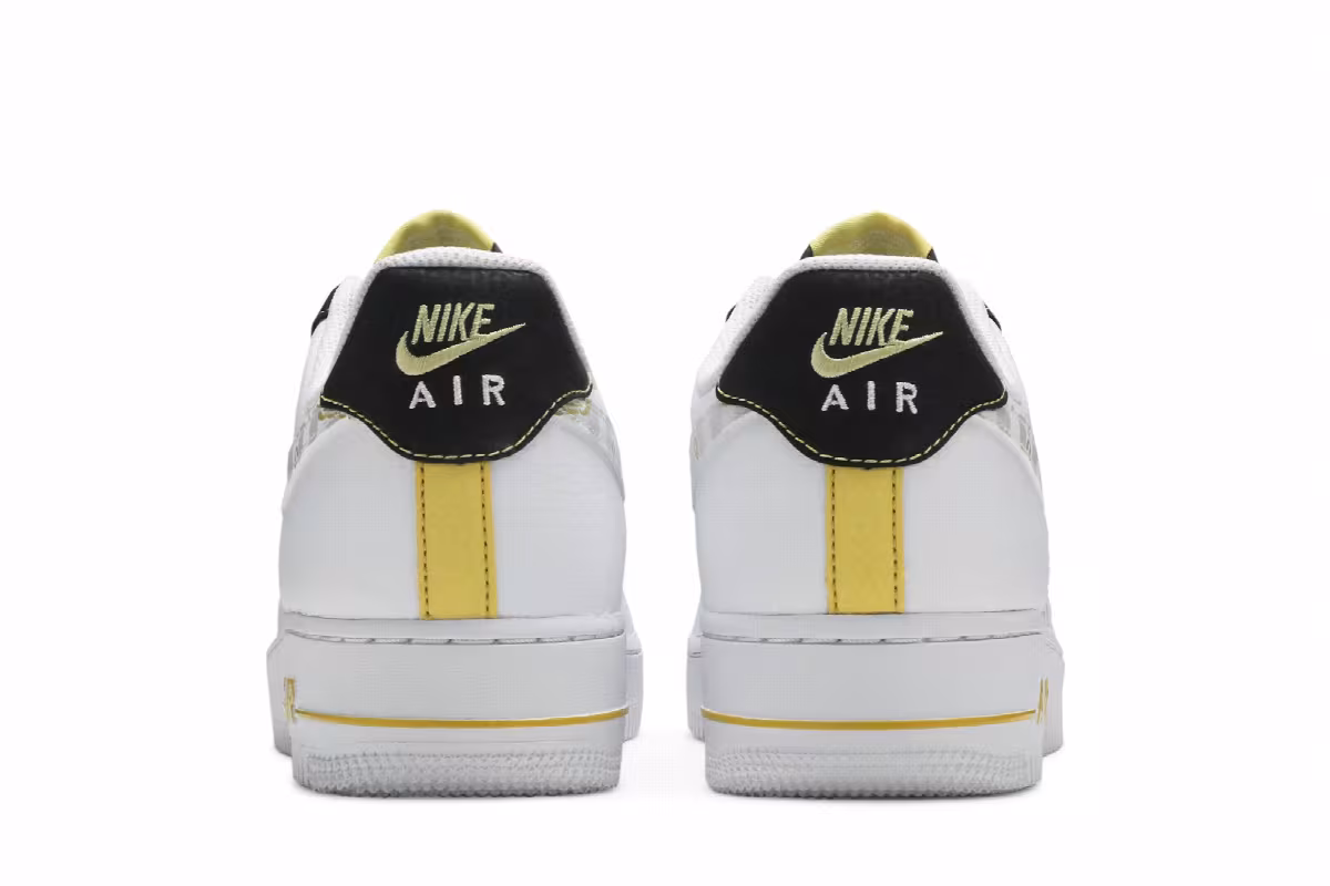 Nike Air Force 1 Gold Links Zebra Print, view 7