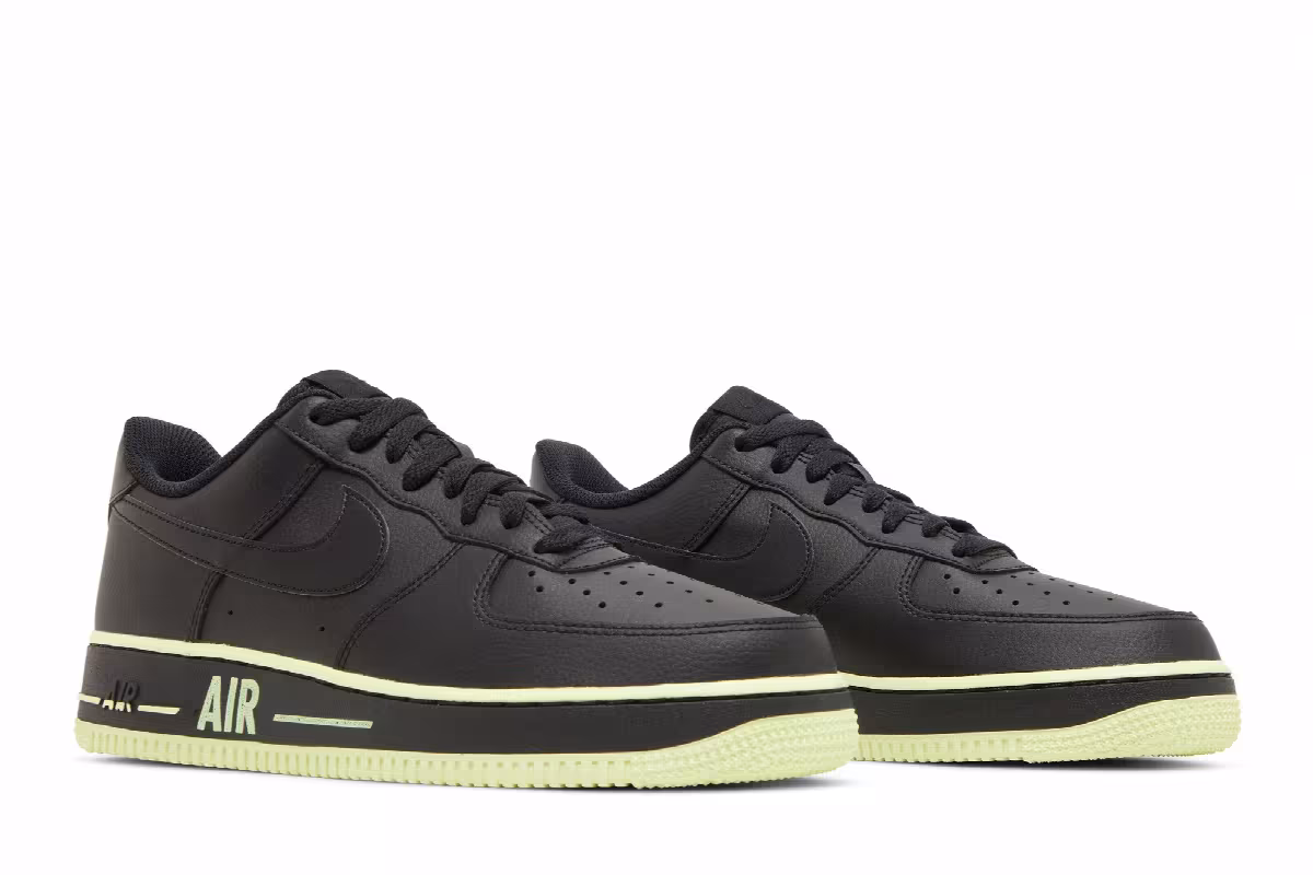 Nike Air Force 1 Low Ribbon - Volt, view 9