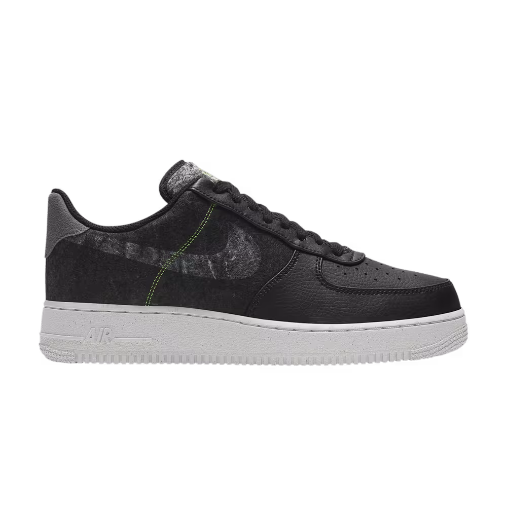 Nike Air Force 1 Recycled Wool - Black Electric Green