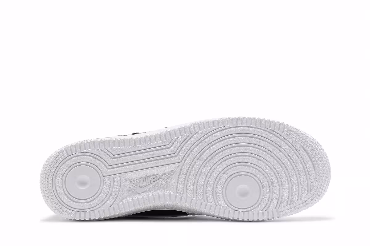 Nike Air Force 1 Silver Chain - White, view 5