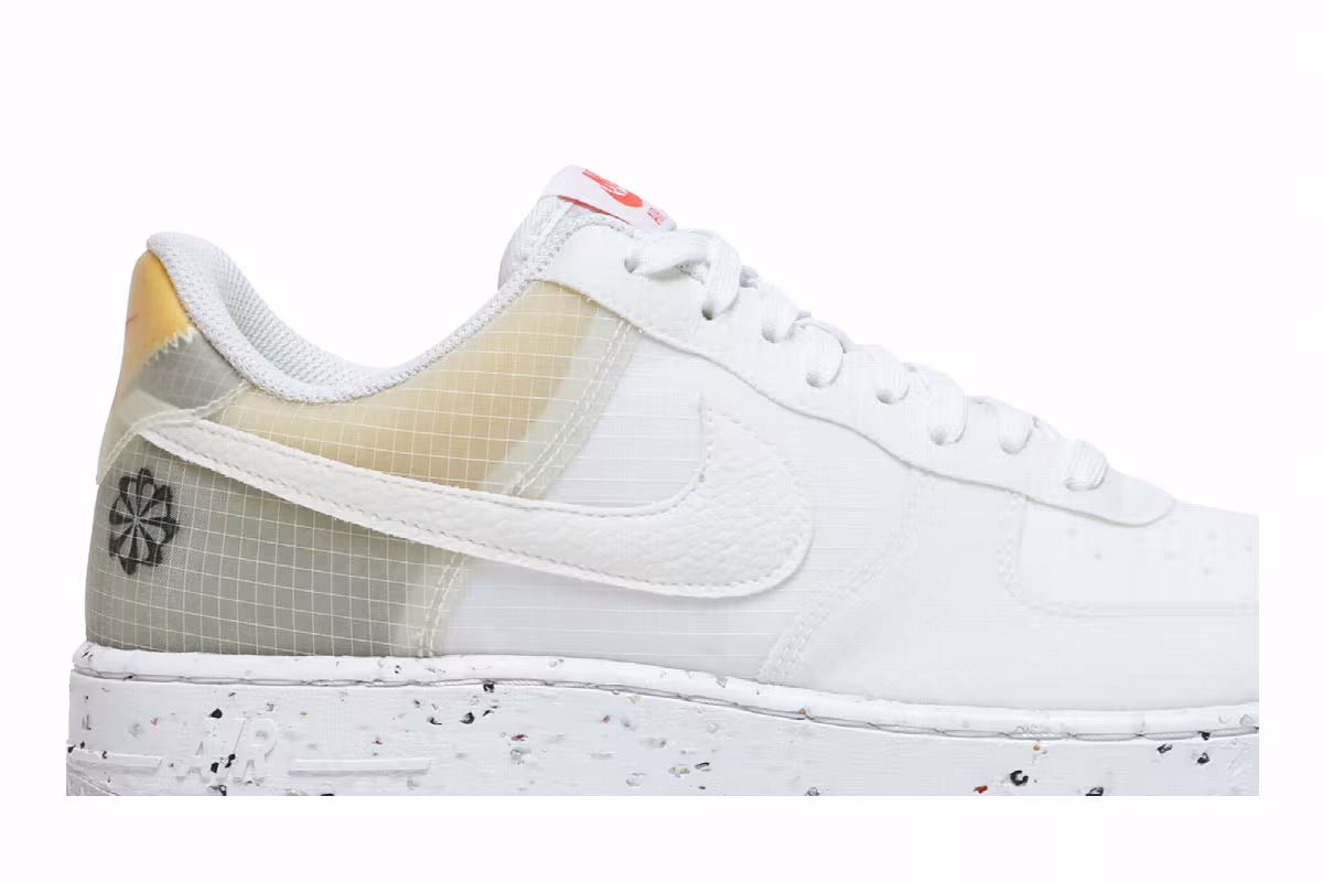 Nike Air Force 1 Crater Move To Zero - White Orange, view 3