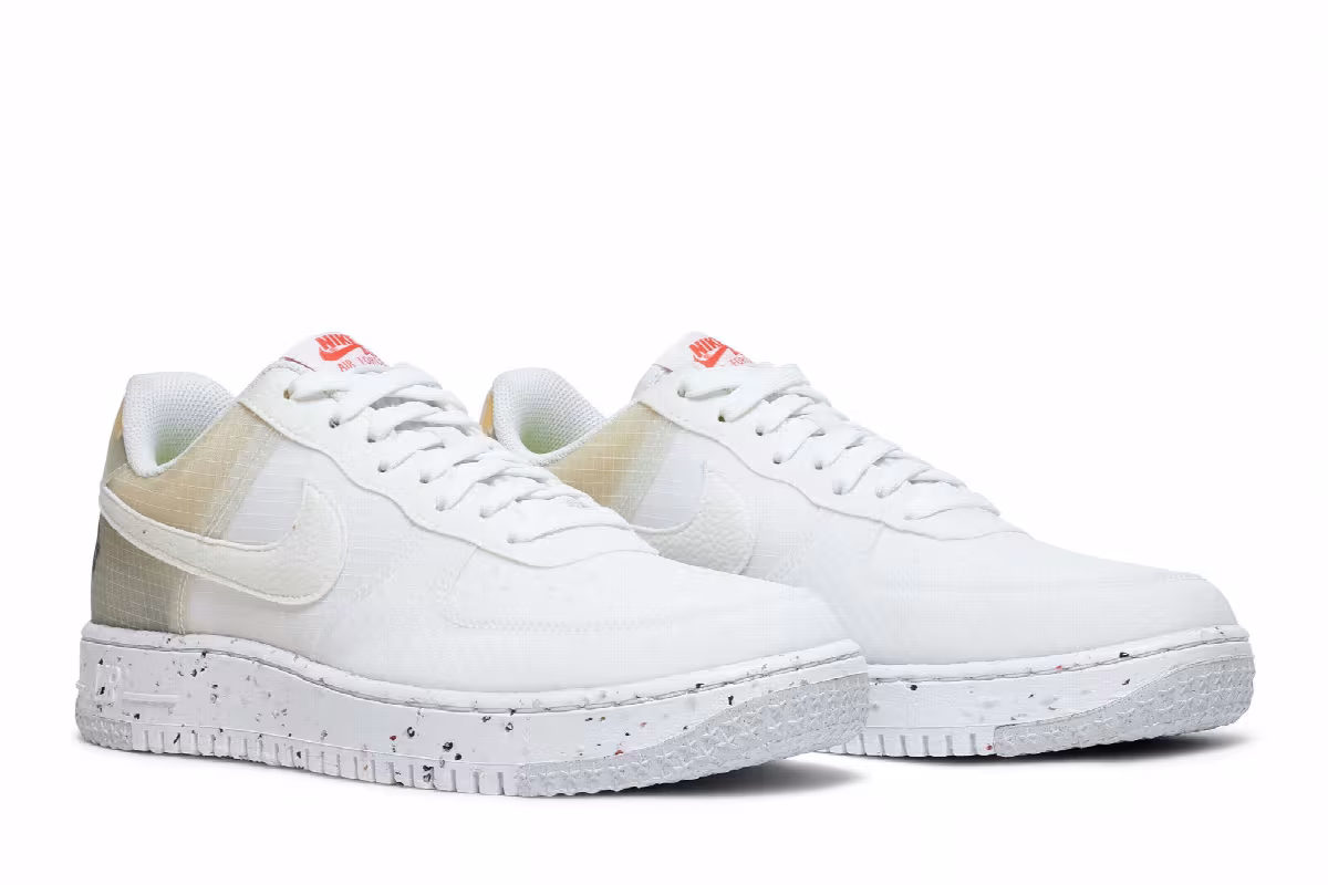 Nike Air Force 1 Crater Move To Zero - White Orange, view 9