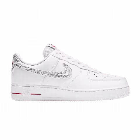 Nike Air Force 1 Low 'Topography Pack - White University Red'