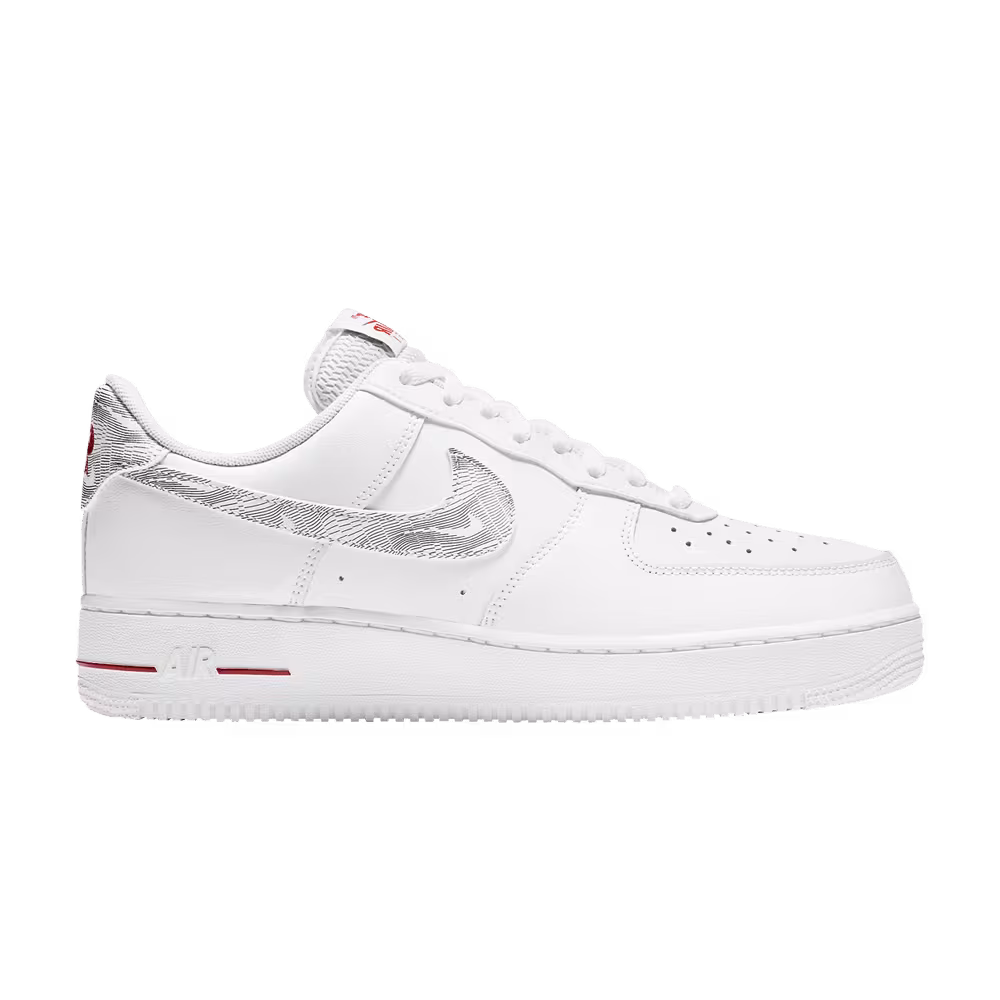 Nike Air Force 1 Low Topography Pack - White University Red