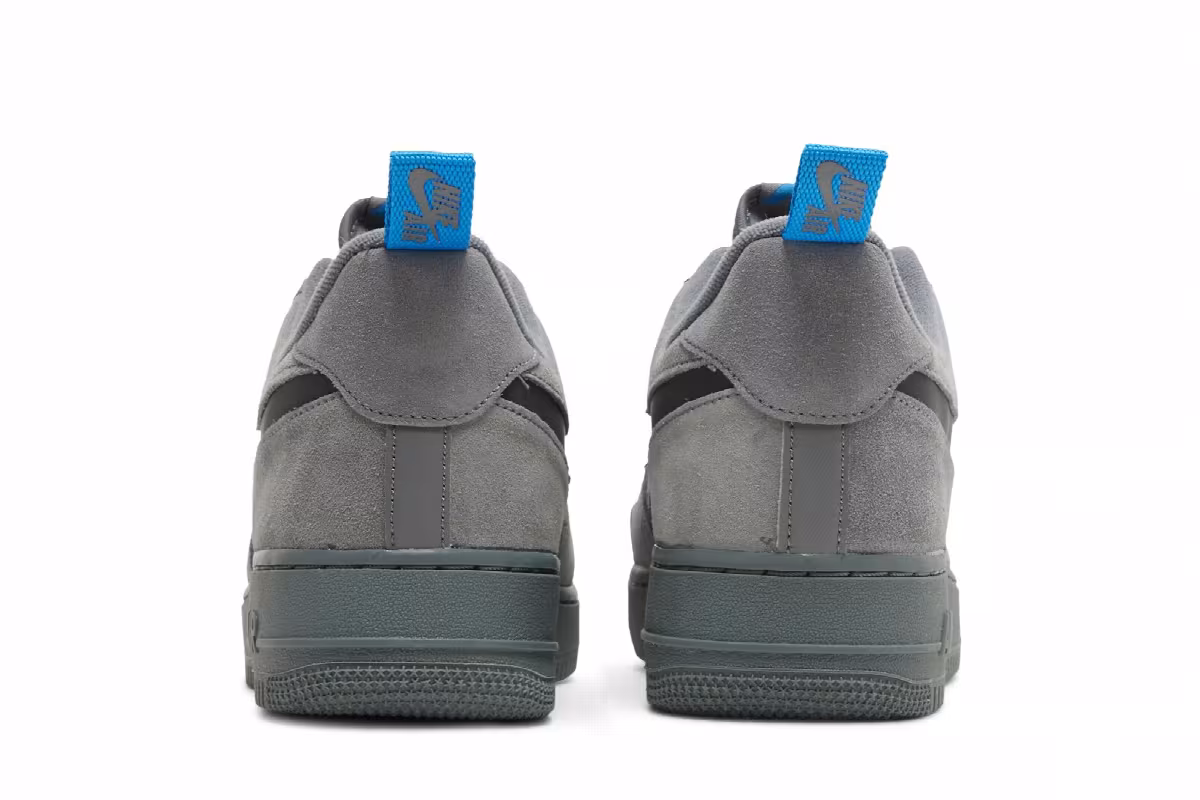 Nike Air Force 1 Low Cut Out Swoosh - Grey, view 7