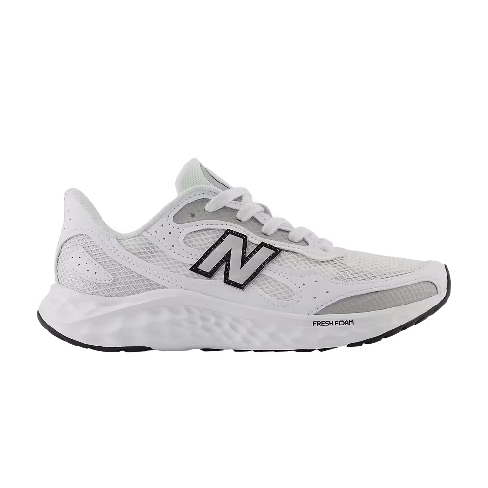 New Balance Women's Fresh Foam Arishi v4 White Silver Metallic Black
