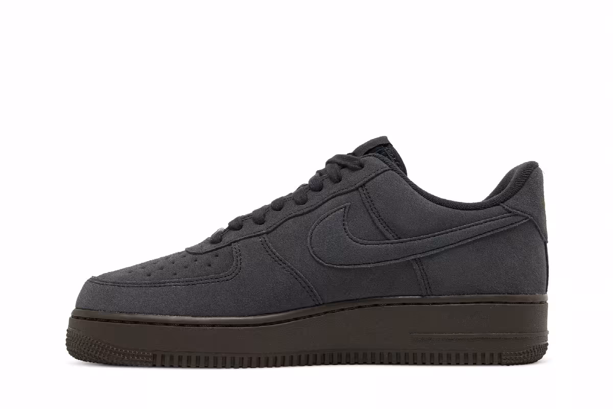 Nike Air Force 1 Winter Premium Off Noir Dark Chocolate, view 4