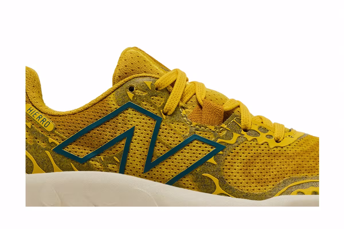 New Balance Women's Fresh Foam X Hierro v8 Ginger Lemon Terrarium, view 3