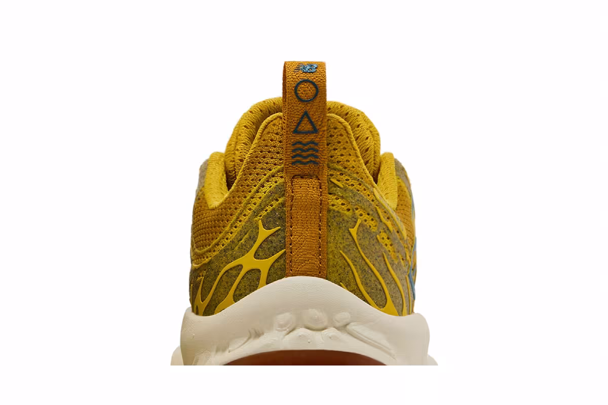 New Balance Women's Fresh Foam X Hierro v8 Ginger Lemon Terrarium, view 8