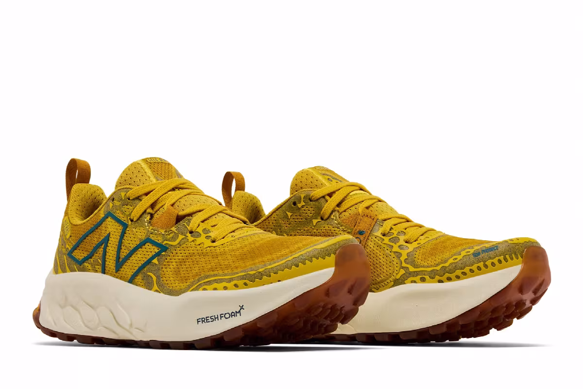 New Balance Women's Fresh Foam X Hierro v8 Ginger Lemon Terrarium, view 9