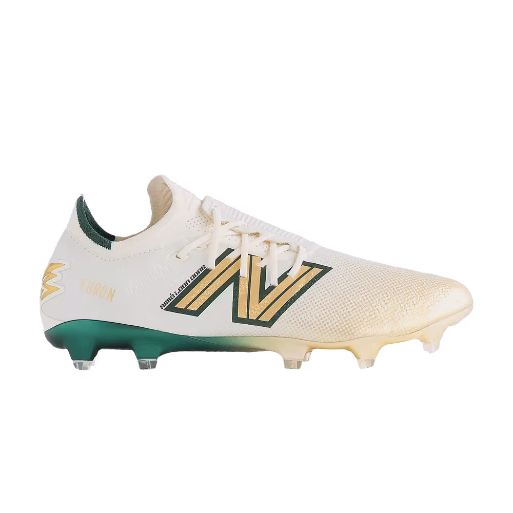 Aimé Leon Dore x New Balance Furon V7+ Pro FG White Green Metallic Gold