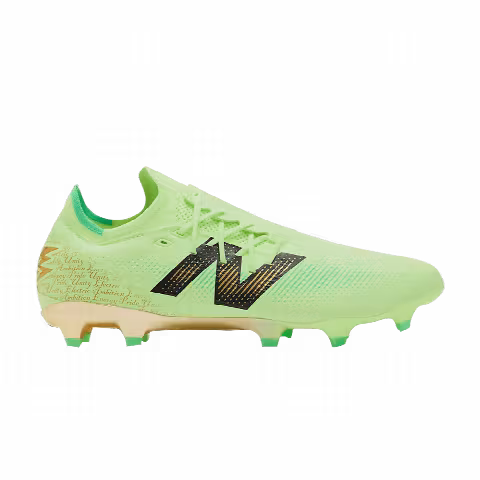 Bukayo Saka x New Balance Furon V7+ Pro FG 'Bleached Lime Glo'