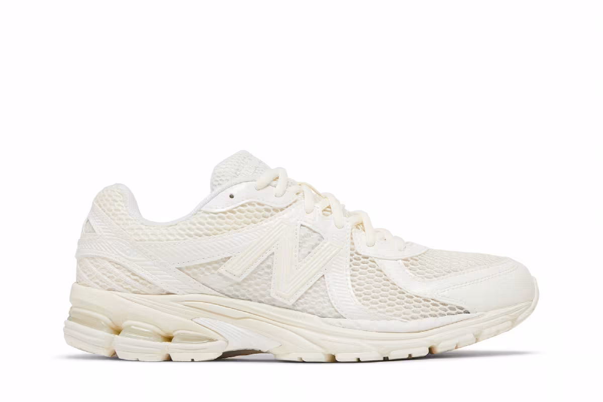 Aimé Leon Dore x New Balance 860v2 White, view 2