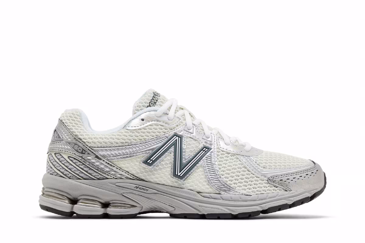 New Balance 860v2 Sea Salt Harbor Grey, view 2