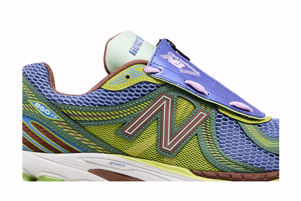 Up There x New Balance 860v2 2000's Tropes, view 3