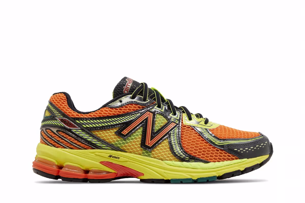 Aimé Leon Dore x New Balance 860v2 Orange, view 2