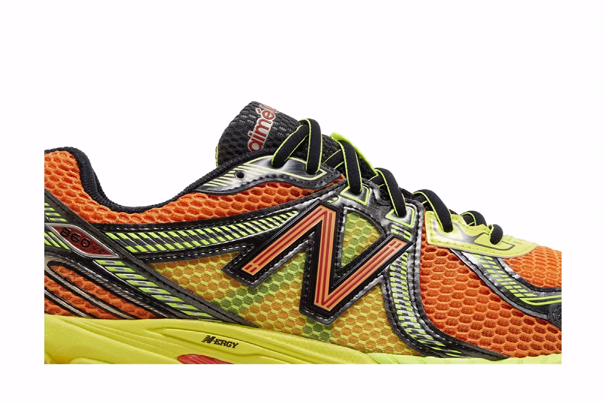 Aimé Leon Dore x New Balance 860v2 Orange, view 3