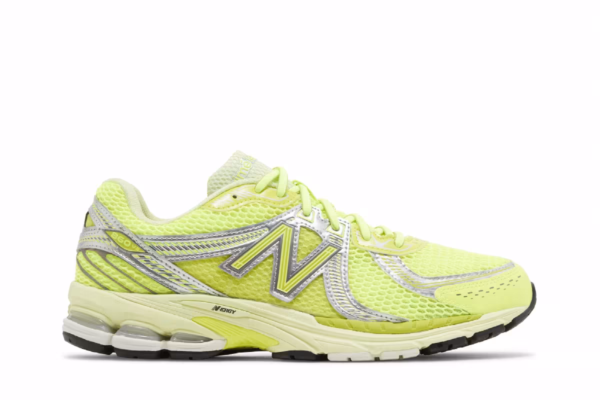 Aimé Leon Dore x New Balance 860v2 Yellow, view 2