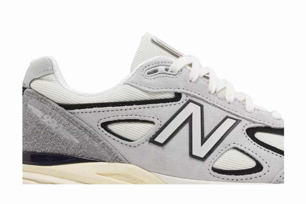 Teddy Santis x New Balance 990v4 Made in USA Grey Black, view 3