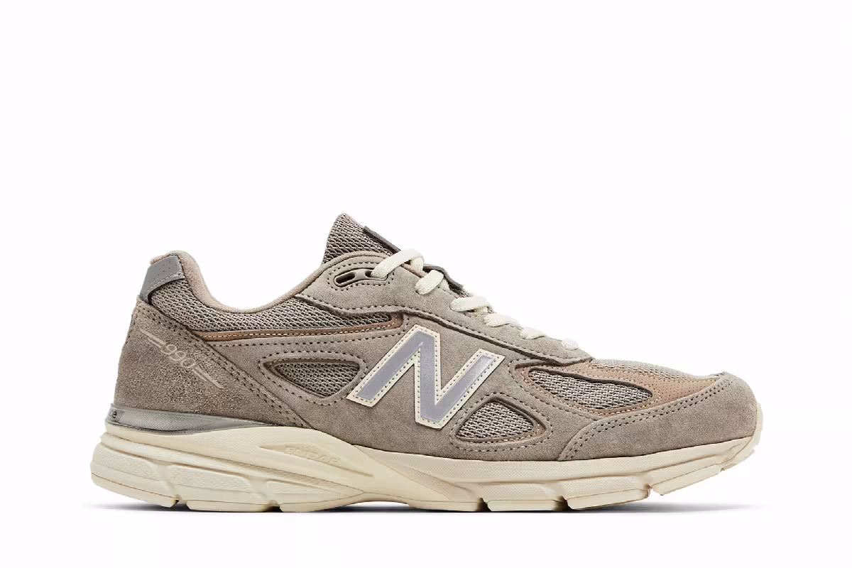 Kith x New Balance 990v4 Made in USA Moonrock, view 2
