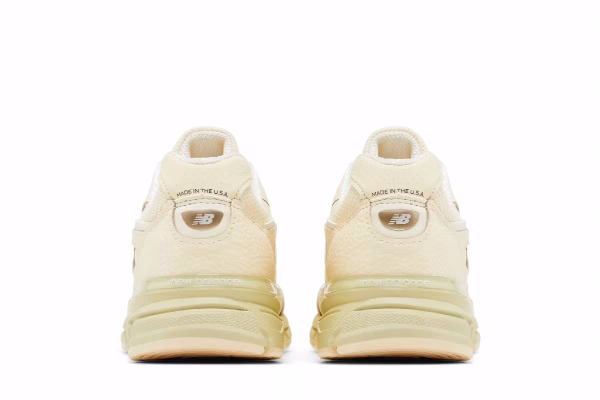 New Balance 990v4 Made in USA Macadamia Nut Morel, view 7