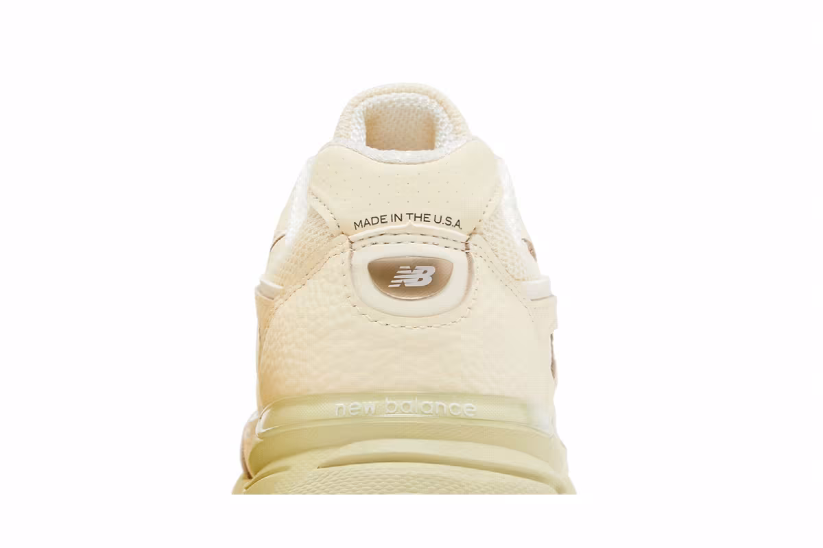 New Balance 990v4 Made in USA Macadamia Nut Morel, view 8