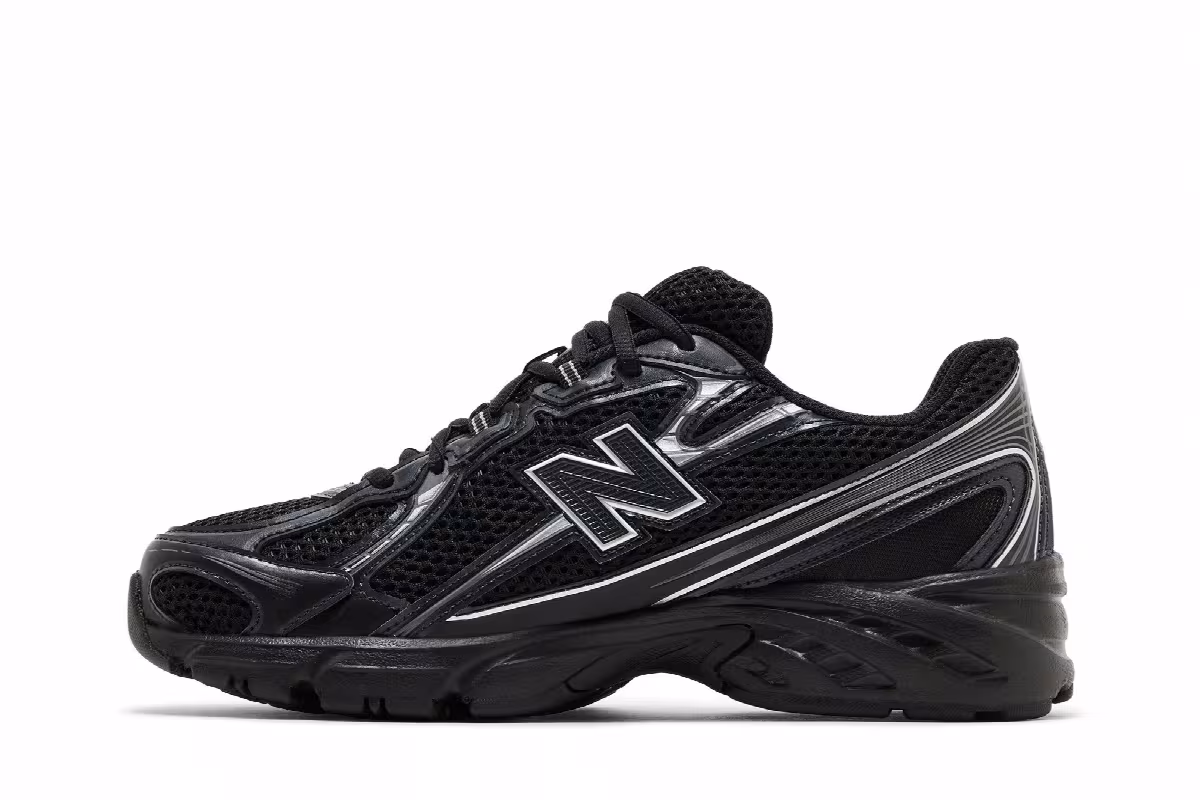 New Balance 740v2 Black Silver Metallic, view 4