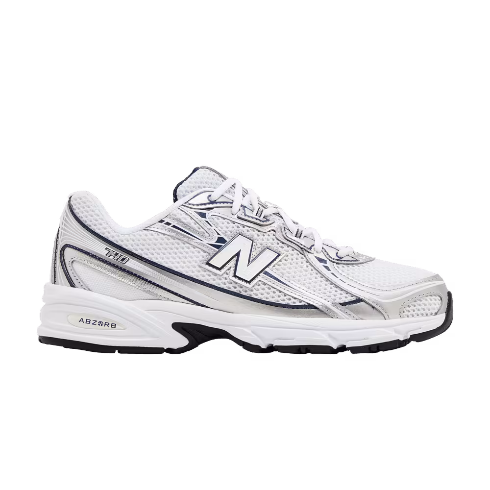 New Balance 740v2 White Navy Shadow Grey
