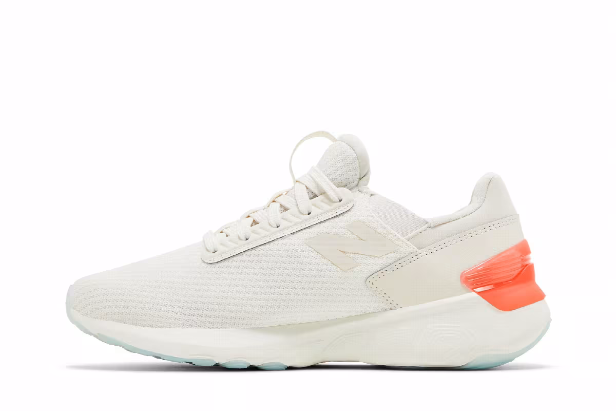 New Balance Women's Fresh Foam X 1440 Wide Sea Salt Gulf Red, view 4