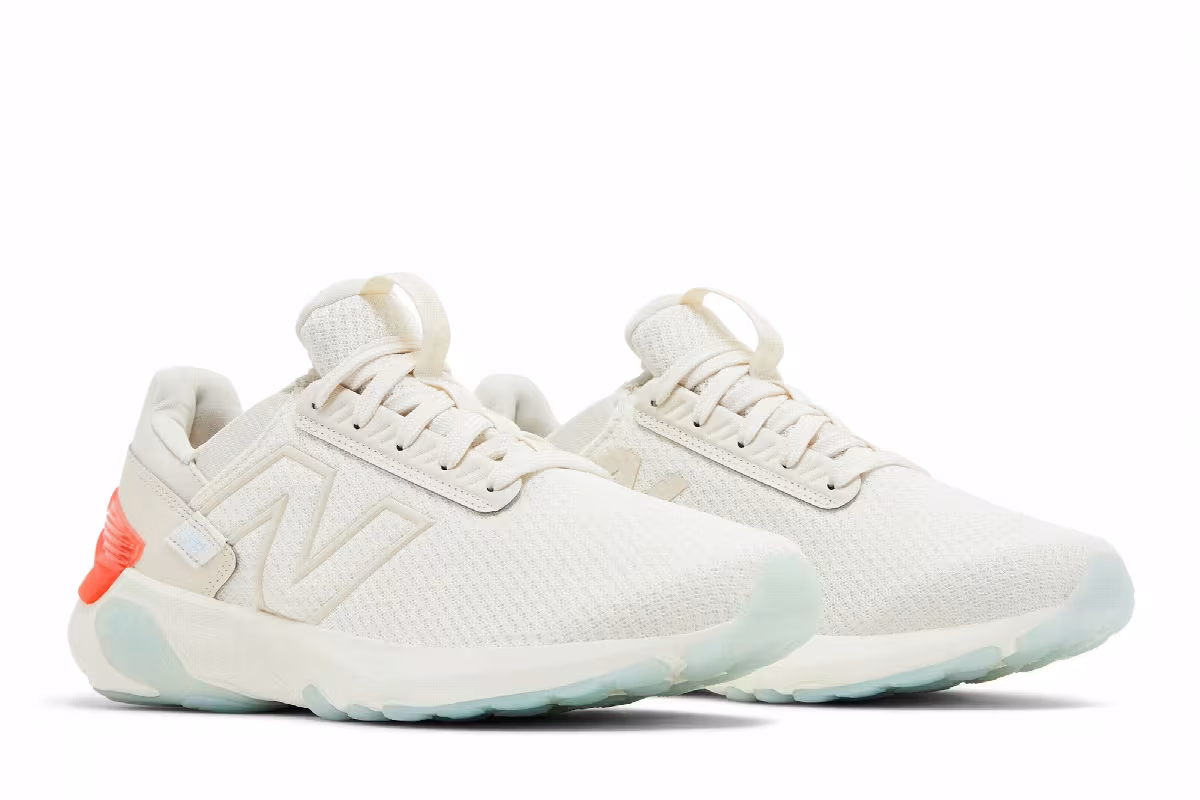 New Balance Women's Fresh Foam X 1440 Wide Sea Salt Gulf Red, view 9