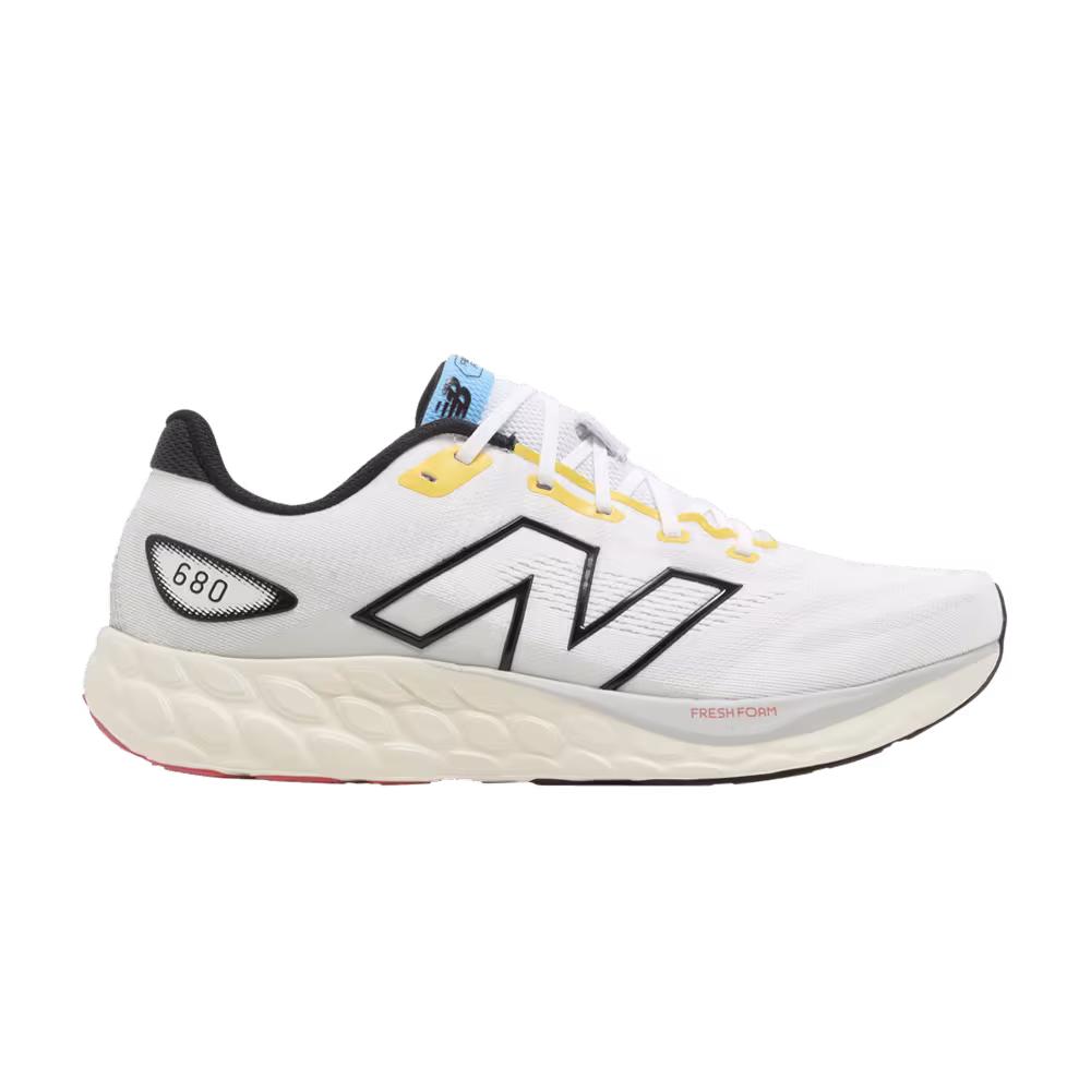 New Balance Fresh Foam 680v8 White Ginger Lemon