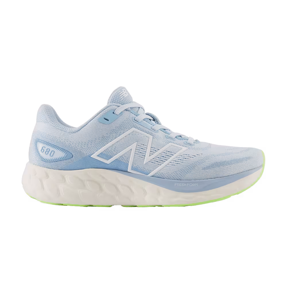 New Balance Women's Fresh Foam 680v8 Wide Quarry Blue Sea Salt