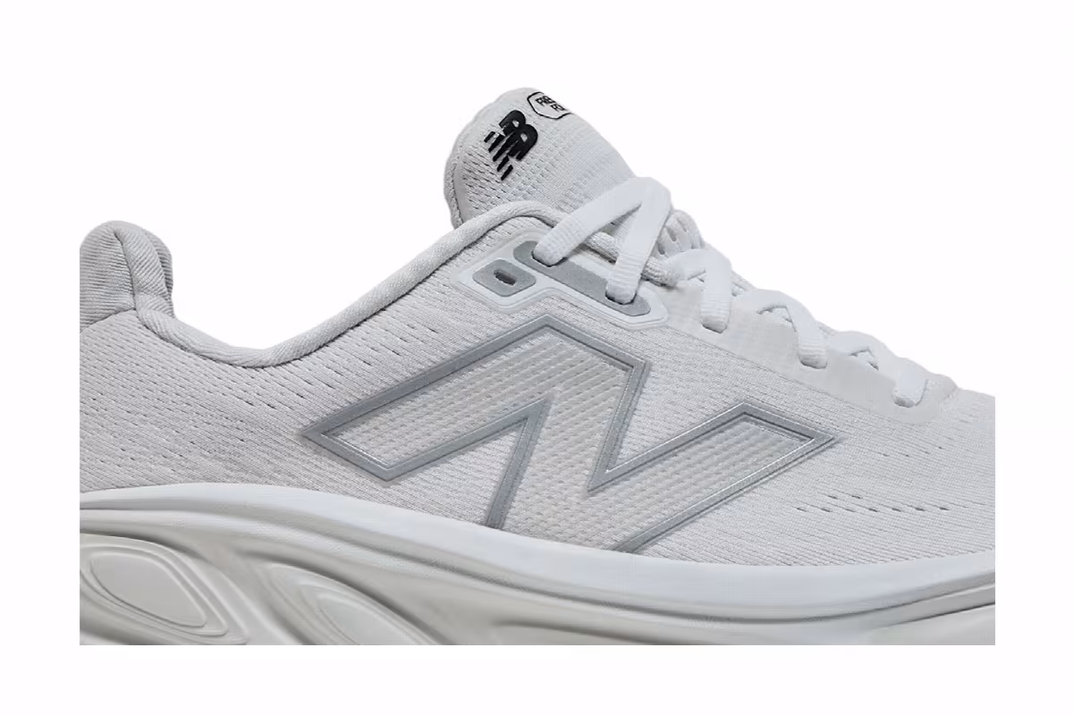 New Balance Fresh Foam X More v5 2E Wide Reflection Silver Metallic, view 3