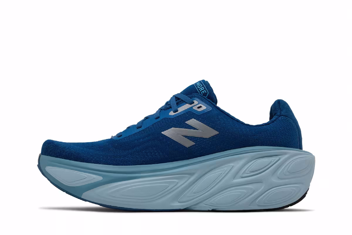 New Balance Fresh Foam X More v5 Blue Agate, view 4