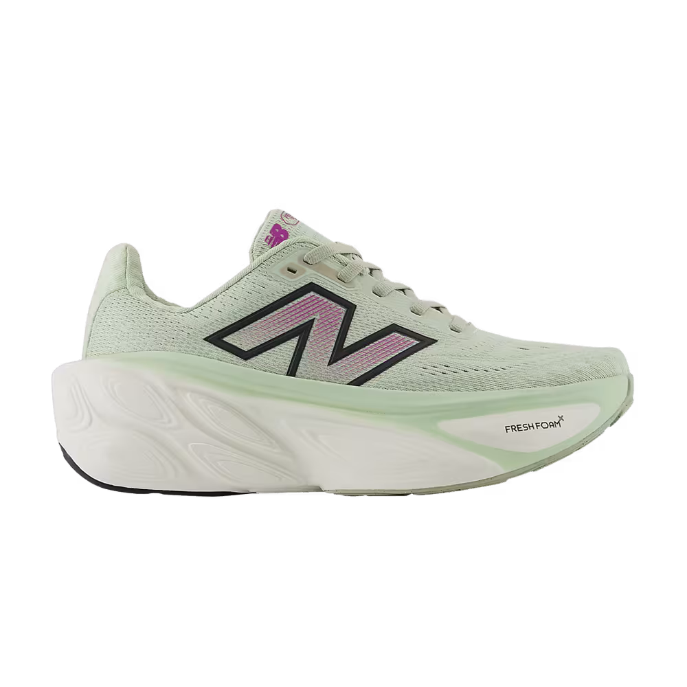 New Balance Women's Fresh Foam X More v5 Natural Mint Purple Fuchsia