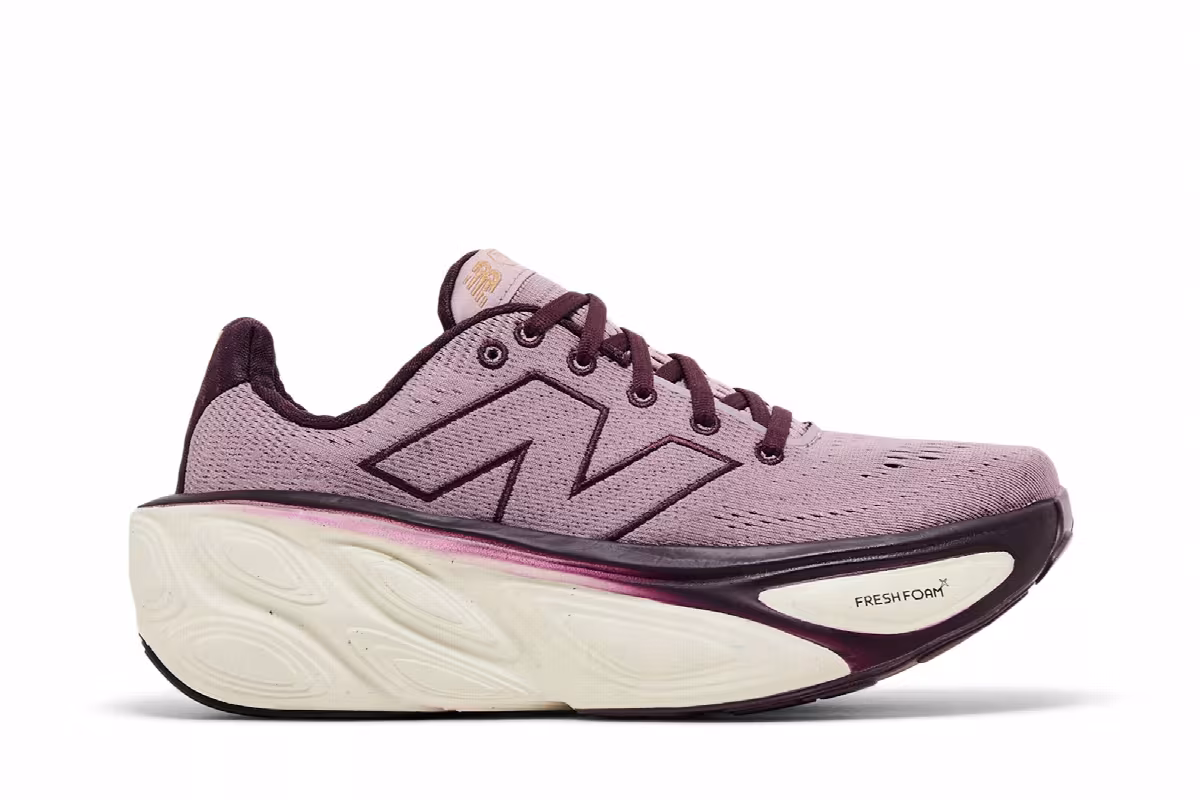 New Balance Women's Fresh Foam X More v5 Ice Wine, view 2