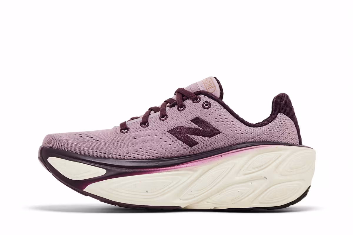 New Balance Women's Fresh Foam X More v5 Ice Wine, view 4