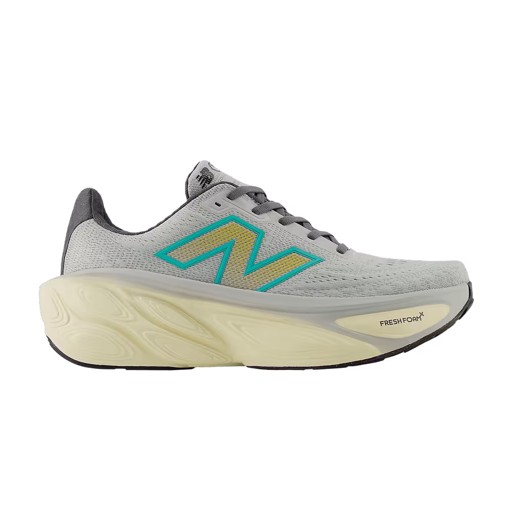 New Balance Fresh Foam X More v5 4E Wide Brighton Grey Cyber Jade