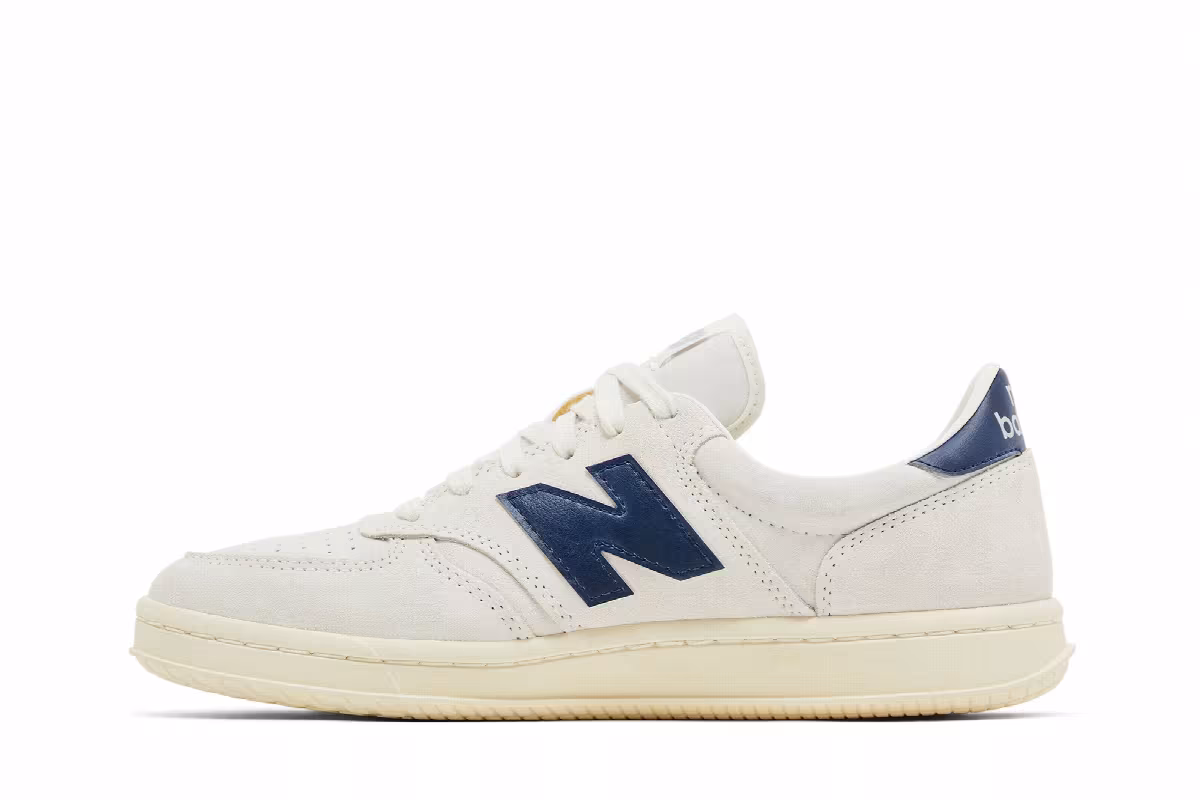 New Balance T500 Sea Salt Navy Angora, view 4